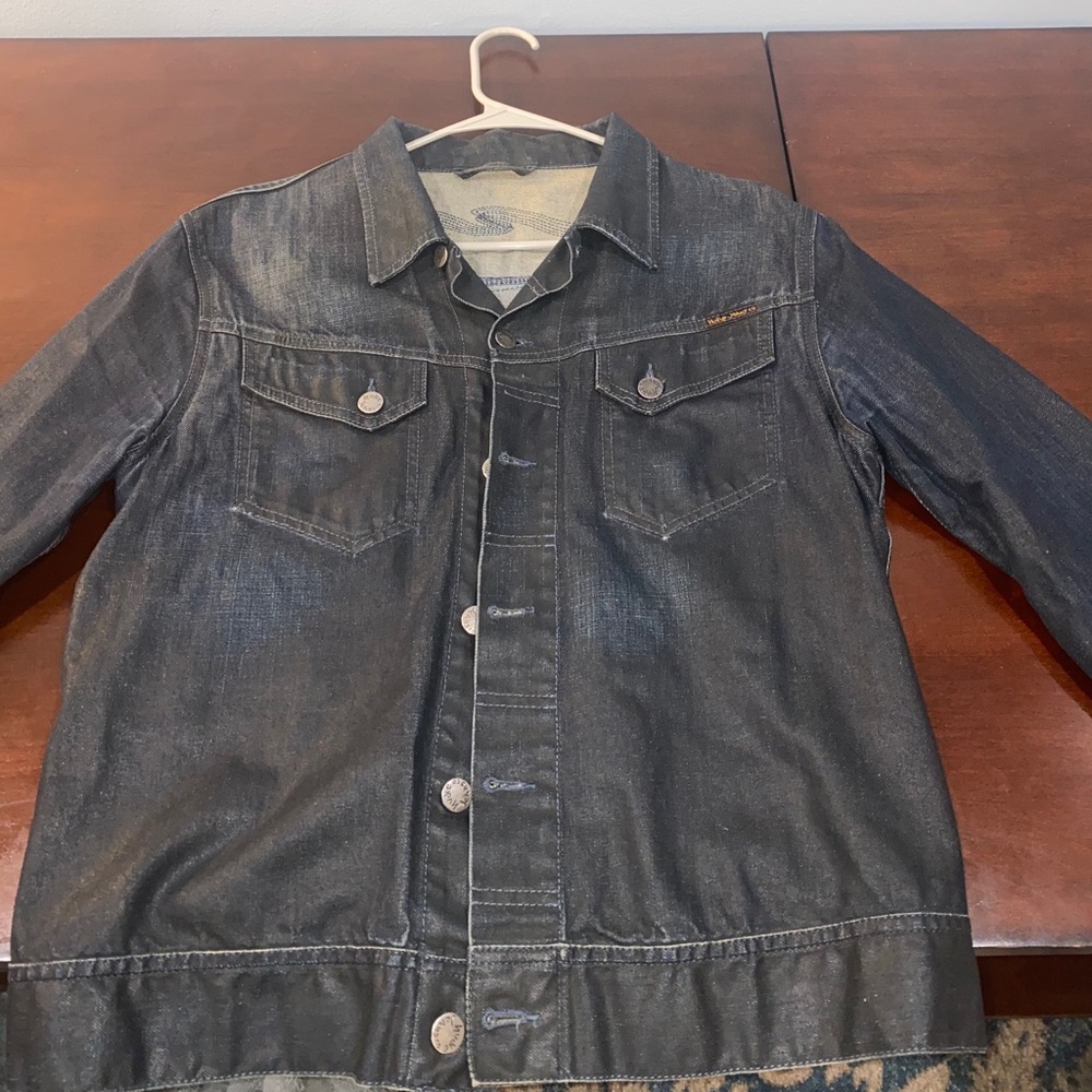 Black/Blue Denim Washed Nudie Jeans